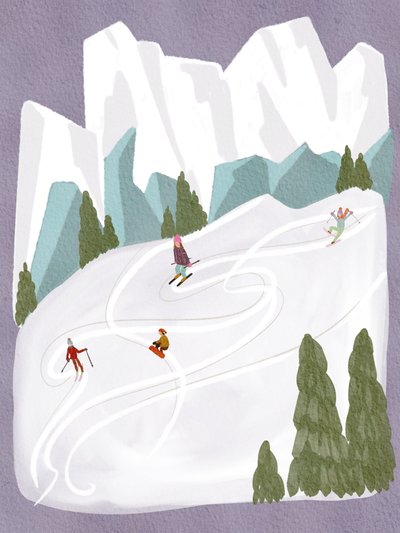 Les joies de la montagne en hiver - Nikita Jariwala