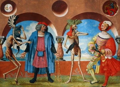 La Mort, chef du gouvernement et bourgeois de Berne du cycle de la Danse Macabre - Niklaus Manuel