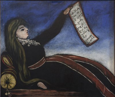 Femme géorgienne sur un canapé - Niko Pirosmanashvili