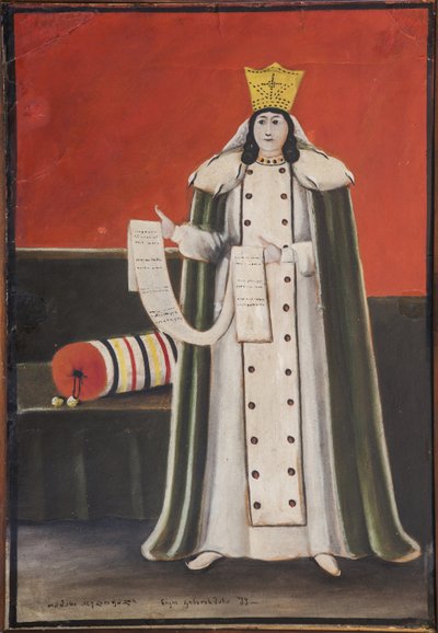 Reine Tamar (Thamar) de Géorgie (1160-1213) par Niko Pirosmani - Niko Pirosmanashvili