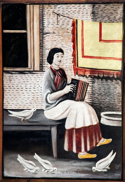 Sona Gorashvili jouant de l