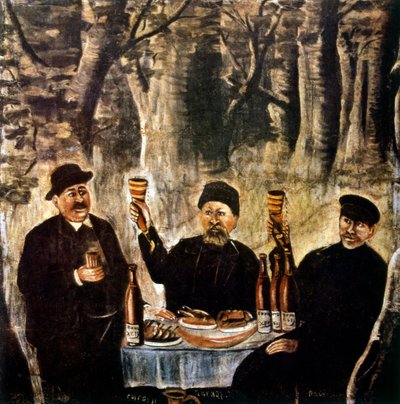 Fête des quatre anciens de la ville - Niko Pirosmani