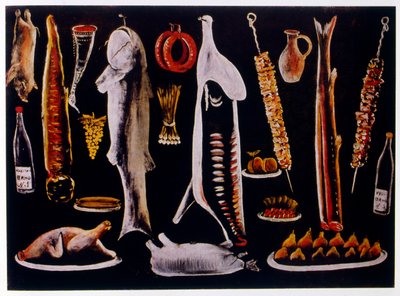 Nature morte - Niko Pirosmani