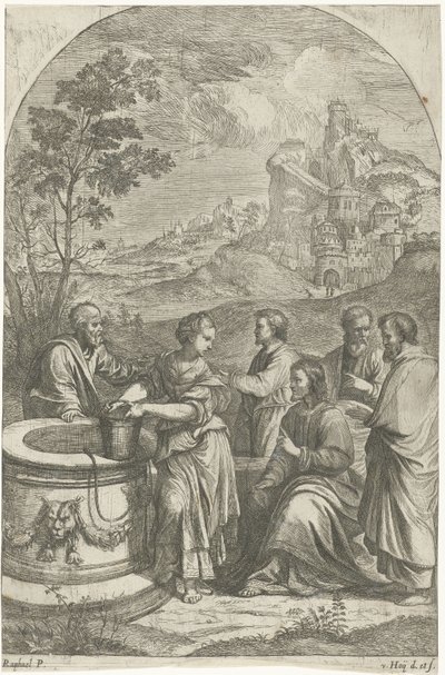 Christ et la femme samaritaine - Nikolaas van Hoy
