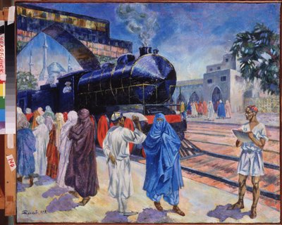 Le premier train - Nikolai Afanasyevich Rusakov