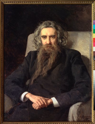Portrait du philosophe et écrivain Vladimir Soloviov - Nikolai Aleksandrovich Yaroshenko