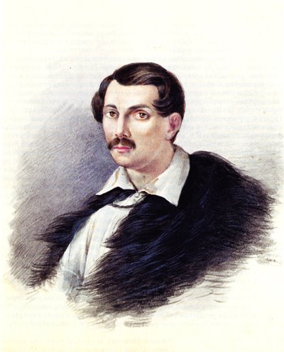 Portrait du décembriste Alexandre Alexandrovitch Bestoujev 1797-1837 - Nikolai Alexandrovich Bestuzhev