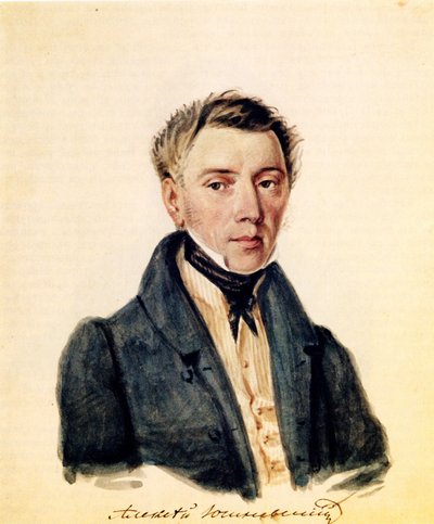 Portrait du décembriste Alexandre Yushnevsky 1786-1844, 1839 - Nikolai Alexandrovich Bestuzhev