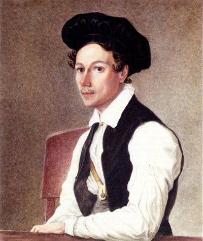 Portrait du décembriste Mikhaïl Alexandrovitch Bestoujev 1800-1871, 1837-1839 - Nikolai Alexandrovich Bestuzhev