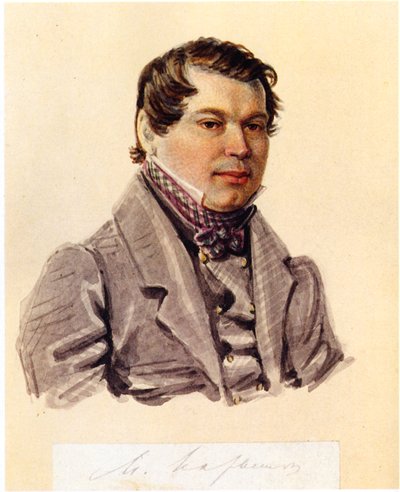 Portrait du décembriste Mikhaïl Narychkine 1798-1863, 1832-1833 - Nikolai Alexandrovich Bestuzhev