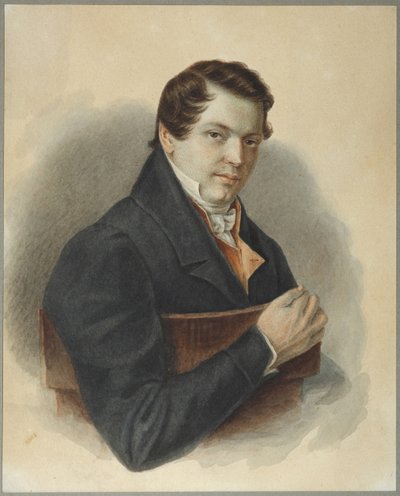 Portrait du décembriste Mikhaïl Narychkine 1798-1863, 1832 - Nikolai Alexandrovich Bestuzhev