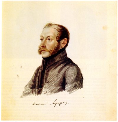 Portrait du décembriste Nikolaï Lorer - Nikolai Alexandrovich Bestuzhev