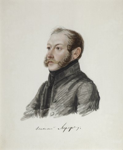 Portrait du décembriste Nikolaï Lorer 1794-1873, 1832-1833 - Nikolai Alexandrovich Bestuzhev