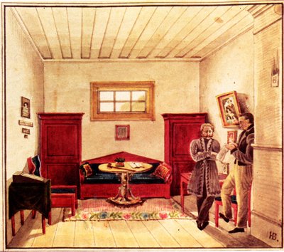 Cellule de prison du décembriste Nikolaï Panov 1803-1850 dans la prison de Pierre, 1830-1839 - Nikolai Alexandrovich Bestuzhev