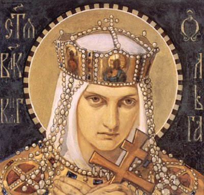 Sainte Olga, Princesse de Kiev, seconde moitié du XIXe siècle - Nikolai Alexandrovich Bruni