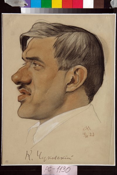 Portrait de Kornei Tchoukovski - Nikolai Andreevich Andreev