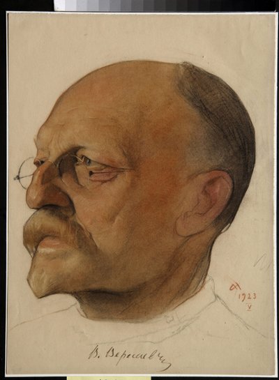 Portrait de Vikenti Vikentievitch Smidovitch, dit Vikenti Veressaiev - Dessin de Nikolai Andreevich Andreev - Nikolai Andreevich Andreev