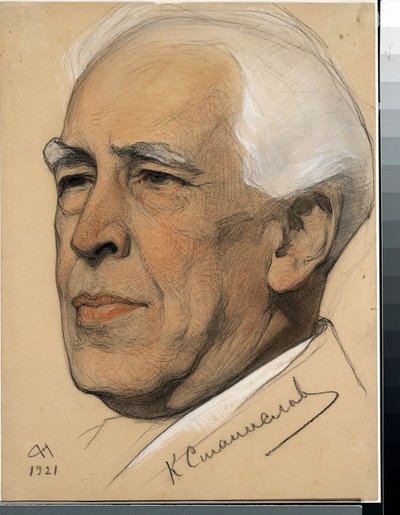 Portrait du metteur en scène Constantin Sergueïevitch Stanislavski - Oeuvre de Nikolai Andreevich Andreev - Nikolai Andreevich Andreev