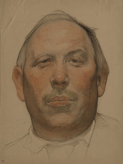 Portrait de Demyan Bedny 1883-1945 - Nikolai Andreevich Andreev