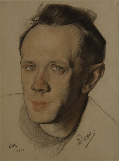 Portrait de Mikhaïl Aleksandrovitch Tchekhov 1891-1955, 1921 - Nikolai Andreevich Andreev