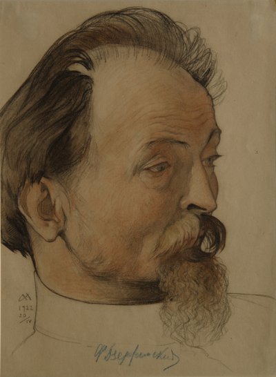 Portrait du politicien Felix E. Dzerzhinsky 1877-1926, président de la Cheka, 1922 - Nikolai Andreevich Andreev