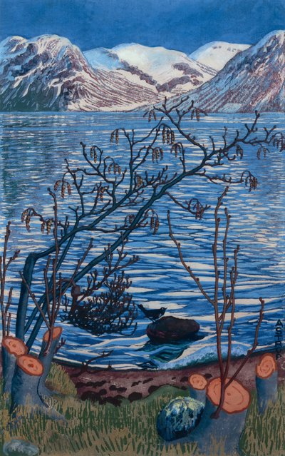 Oiseau sur pierre - Nikolai Astrup