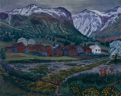 Nuit de renoncule - Nikolai Astrup
