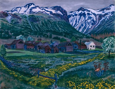 Nuit de renoncule - Nikolai Astrup