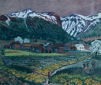Nuit de renoncule - Nikolai Astrup