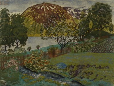 Nuit de juin dans le jardin - Nikolai Astrup