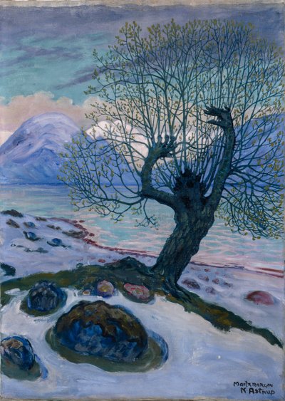 Matin de mars, nuit de printemps et saule - Nikolai Astrup