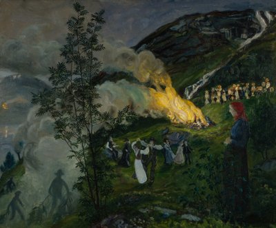 Feu de la Saint-Jean - Nikolai Astrup