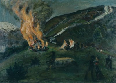 Feu de la Saint-Jean - Nikolai Astrup