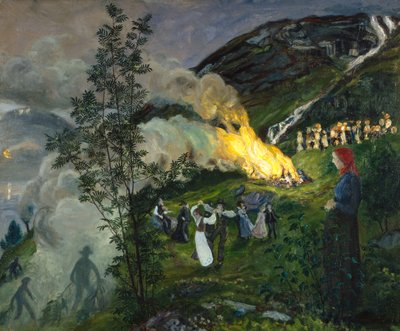 Feu de la Saint-Jean - Nikolai Astrup
