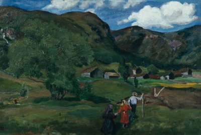 Enfants jouant - Nikolai Astrup