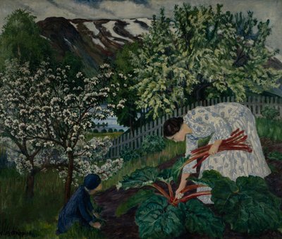 Rhubarbe - Nikolai Astrup