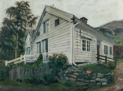 Le presbytère par temps de pluie - Nikolai Astrup