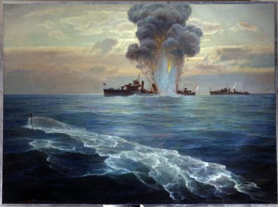Guerre civile russe : le destroyer britannique Victoria torpillé par le sous-marin bolchevique Pantera au large de l