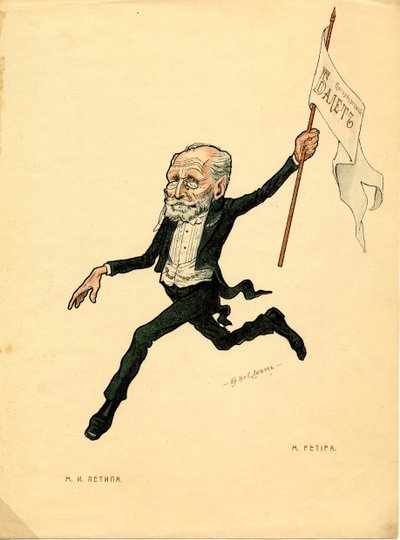 Marius Petipa De : Ballet russe en caricatures, 1902-1905 - Nikolai Gustavovich Legat