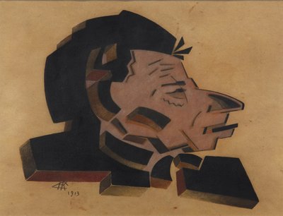 Portrait de Vsevolod Meyerhold 1874-1940 - Nikolai Ivanovich Kulbin