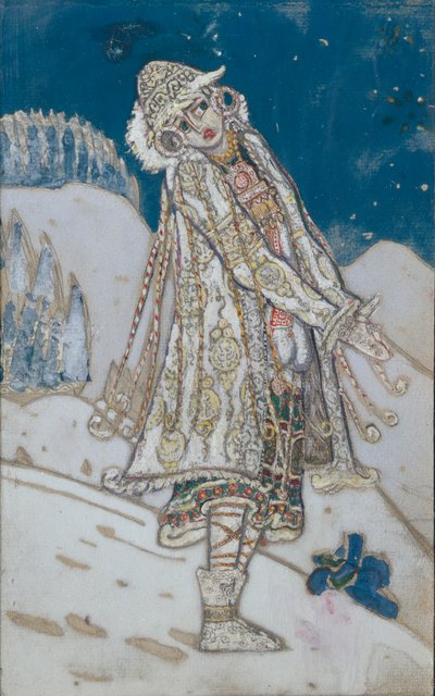 Costume pour la pièce de théâtre La Demoiselle des Neiges par A. Ostrovsky, 1912 - Nikolai Konstantinowitsch Roerich