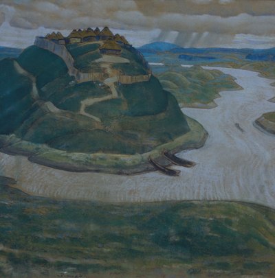 Gorodishche, ancien établissement fortifié slave - Nikolai Konstantinowitsch Roerich