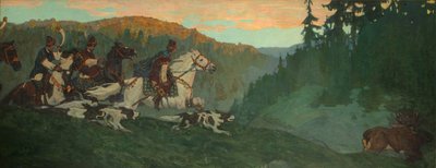 Chasse matinale du Grand Prince, 1901 - Nikolai Konstantinowitsch Roerich
