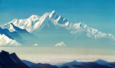Mont des Cinq Trésors Deux Mondes, 1933 - Nikolai Konstantinowitsch Roerich