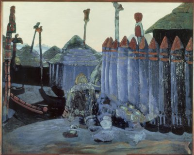 Temple païen - Nikolai Konstantinowitsch Roerich