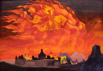 Sophia - la Sagesse du Tout-Puissant Santa Protectrix, 1932 - Nikolai Konstantinowitsch Roerich