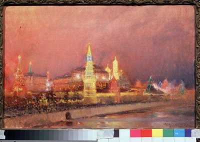 Illumination du Kremlin de Moscou - Nikolai Nikolaevich Gritsenko