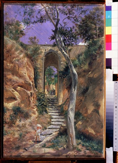 Le pont de Vico (Corse ?) - Nikolai Nikolajevitch Gay
