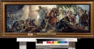 Les juifs traversant la Mer Rouge - Nikolai Nikolajevitch Gay