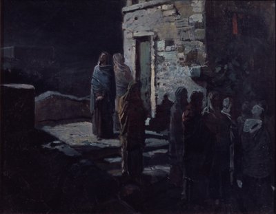 Christ après la Dernière Cène à Gethsémani, 1888 - Nikolai Nikolayevich Ge